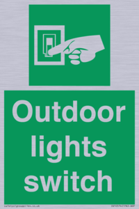 Outdoor lights switch